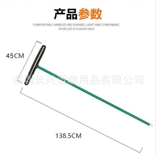 高爾夫沙耙 25齒圓頭大耙子鋁合金柄 球場球道沙坑耙沙平沙器 高爾夫沙耙 25齒圓頭大耙子鋁合金柄 球場球道沙坑耙沙平沙器