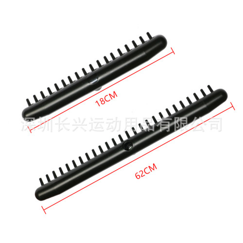 高爾夫沙耙 25齒圓頭大耙子鋁合金柄 球場球道沙坑耙沙平沙器 高爾夫沙耙 25齒圓頭大耙子鋁合金柄 球場球道沙坑耙沙平沙器