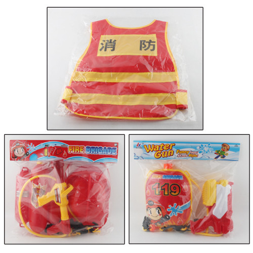 沙灘遊戯玩具消防員後背包水槍兒童夏季暑假沙灘抽拉式大號噴水槍 沙灘遊戯玩具消防員後背包水槍兒童夏季暑假沙灘抽拉式大號噴水槍