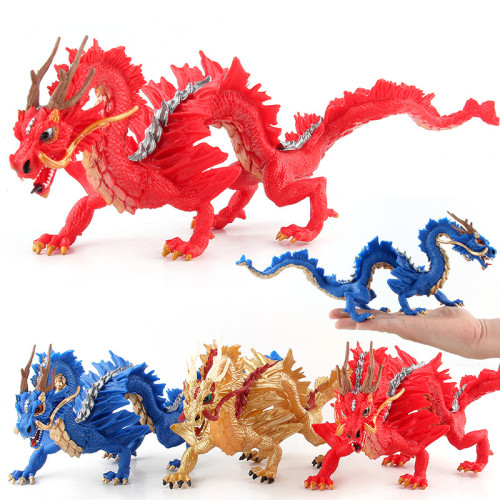 神話神龍模型實心海龍舞龍金龍模型動漫手辦模型擺件 神話神龍模型實心海龍舞龍金龍模型動漫手辦模型擺件