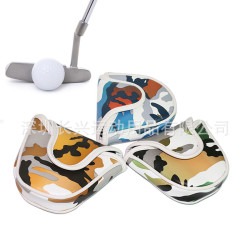   高爾夫球桿套保護套推桿套 迷彩大半圓 