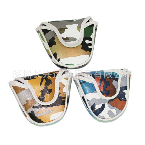 高爾夫球桿套保護套推桿套 迷彩大半圓 高爾夫球桿套保護套推桿套 迷彩大半圓