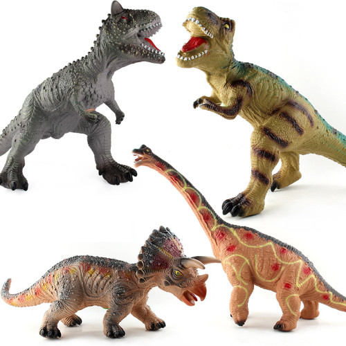 侏羅紀充棉軟膠髮聲大號恐龍恐龍模型擺件 可水洗兒童益智玩具 侏羅紀充棉軟膠髮聲大號恐龍恐龍模型擺件 可水洗兒童益智玩具