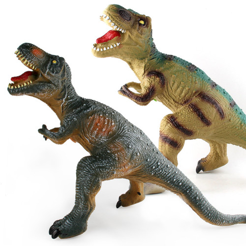 侏羅紀充棉軟膠髮聲大號恐龍恐龍模型擺件 可水洗兒童益智玩具 侏羅紀充棉軟膠髮聲大號恐龍恐龍模型擺件 可水洗兒童益智玩具