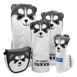 哈士奇木桿套 一號木球道木高爾夫用品可愛卡通高爾夫球桿套