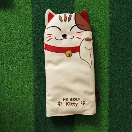 【】高爾夫球桿套招的財貓UT木桿套一字推桿套桿頭保護套 【】高爾夫球桿套招的財貓UT木桿套一字推桿套桿頭保護套