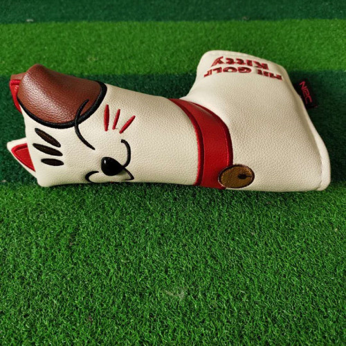 【】高爾夫球桿套招的財貓UT木桿套一字推桿套桿頭保護套 【】高爾夫球桿套招的財貓UT木桿套一字推桿套桿頭保護套