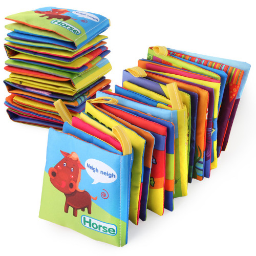 兒童啓矇早教布書 撕不爛可水洗可撕咬嬰兒早教認知書籍 兒童啓矇早教布書 撕不爛可水洗可撕咬嬰兒早教認知書籍