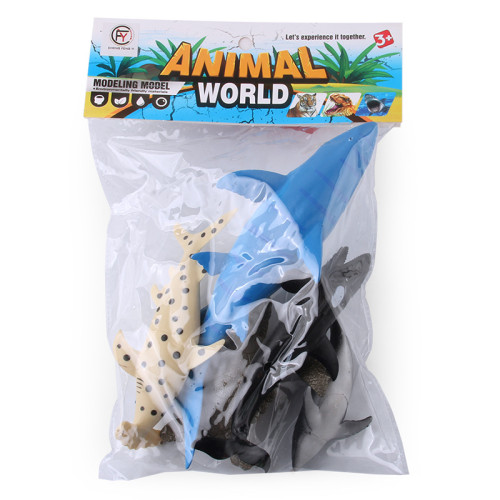 5件套仿真海洋模型套裝巨齒鯊藍鯨大白鯊企鵞海擺件模型 5件套仿真海洋模型套裝巨齒鯊藍鯨大白鯊企鵞海擺件模型