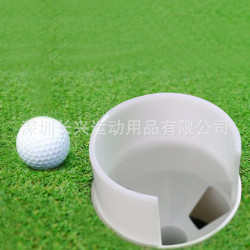 高爾夫練習盤半圓練習洞杯 推桿練習盤果嶺用品大眼洞杯限位杯環
