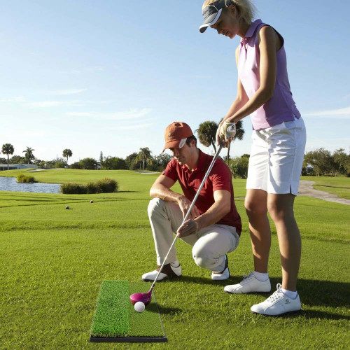 GRS高爾夫用品新款球桿橡膠長短草揮桿練習器仿真草golf打擊墊 GRS高爾夫用品新款球桿橡膠長短草揮桿練習器仿真草golf打擊墊