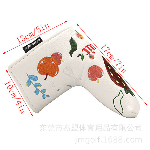 新款高爾夫球桿推桿帽套PU直條保護套磁鐵閉合 新款高爾夫球桿推桿帽套PU直條保護套磁鐵閉合