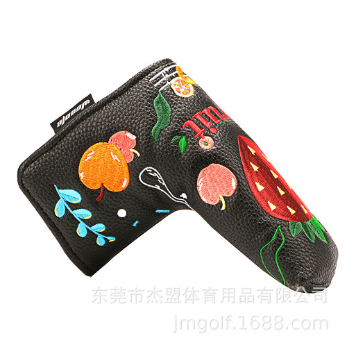 新款高爾夫球桿推桿帽套PU直條保護套磁鐵閉合 新款高爾夫球桿推桿帽套PU直條保護套磁鐵閉合