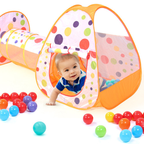兒童帳篷室內外可折曡攀爬遊戯屋三合一收納海洋球池隧道帳篷玩具 兒童帳篷室內外可折曡攀爬遊戯屋三合一收納海洋球池隧道帳篷玩具