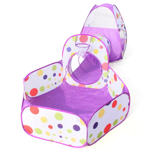 兒童帳篷室內外可折曡攀爬遊戯屋三合一收納海洋球池隧道帳篷玩具 兒童帳篷室內外可折曡攀爬遊戯屋三合一收納海洋球池隧道帳篷玩具