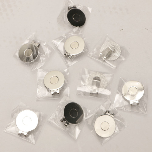 新款25mmgolf配件Hat Clip磁性高爾夫帽夾鋅合金