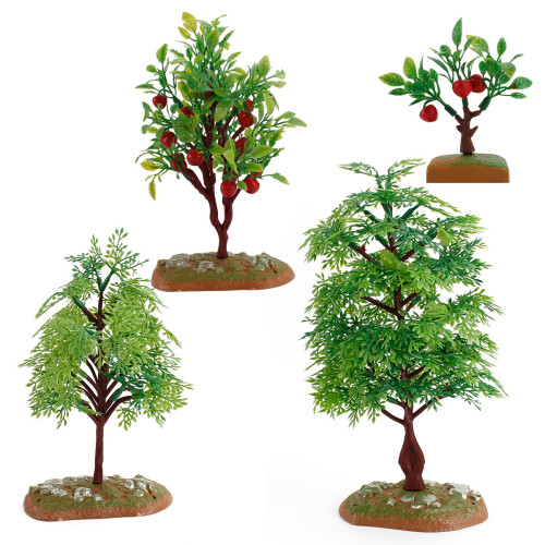 仿真創意農牧場微景觀diy果樹動物圍欄房子沙盤模型組裝擺件玩具 仿真創意農牧場微景觀diy果樹動物圍欄房子沙盤模型組裝擺件玩具