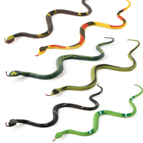 新品 仿真靜態爬行野生動物模型 整蠱大蟒蛇響尾蛇眼鏡蛇模型