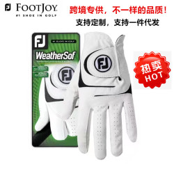 FJ高爾夫手套男透氣小羊皮防滑左右手耐磨高爾夫手套單衹