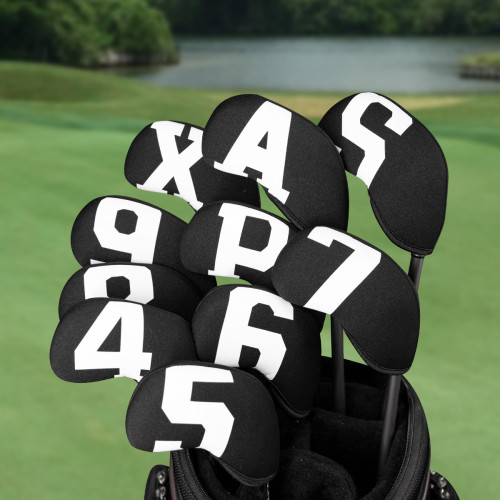 新款潛水料鐵桿套4-9PSAXGolf IRON Head Cover 新款潛水料鐵桿套4-9PSAXGolf IRON Head Cover