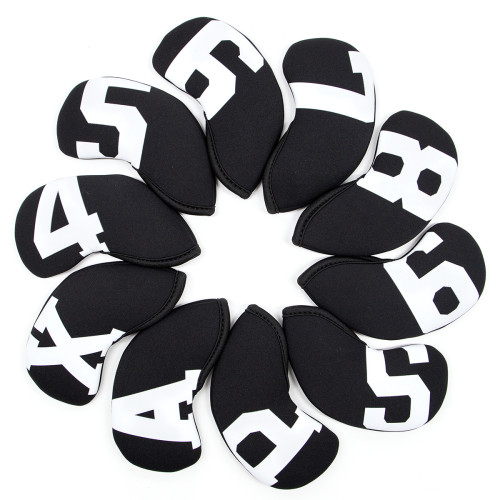 新款潛水料鐵桿套4-9PSAXGolf IRON Head Cover 新款潛水料鐵桿套4-9PSAXGolf IRON Head Cover