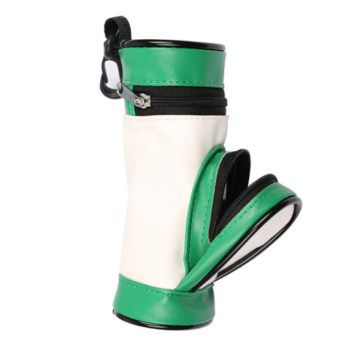 高爾夫球包迷你小球包小掛包可裝3顆高爾夫球下場用品pu球袋 高爾夫球包迷你小球包小掛包可裝3顆高爾夫球下場用品pu球袋