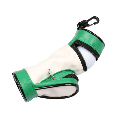 高爾夫球包迷你小球包小掛包可裝3顆高爾夫球下場用品pu球袋 高爾夫球包迷你小球包小掛包可裝3顆高爾夫球下場用品pu球袋