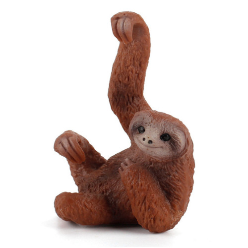 仿真野生動物模型實心模型火烈鳥樹懶長臂猴黑熊麋鹿科教認知擺件 仿真野生動物模型實心模型火烈鳥樹懶長臂猴黑熊麋鹿科教認知擺件