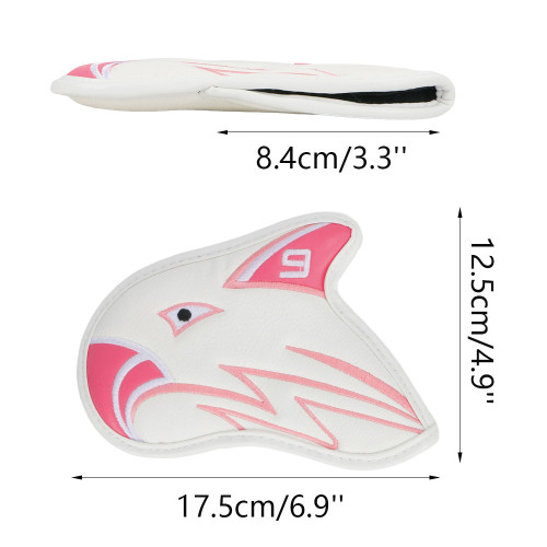 高爾夫鐵桿套高檔PU球桿保護頭套11個/套老鷹圖案球桿帽套 高爾夫鐵桿套高檔PU球桿保護頭套11個/套老鷹圖案球桿帽套