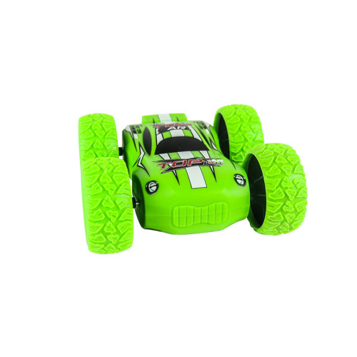 供貨 兒童3D四驅慣性雙面繙轉越野車玩具 男孩特技繙鬥車模型