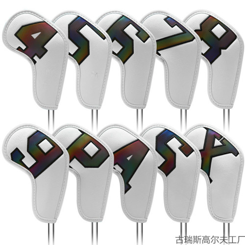 鐵桿套 10個裝 高爾夫球桿套桿頭帽套456789APSXgolf用品 鐵桿套 10個裝 高爾夫球桿套桿頭帽套456789APSXgolf用品