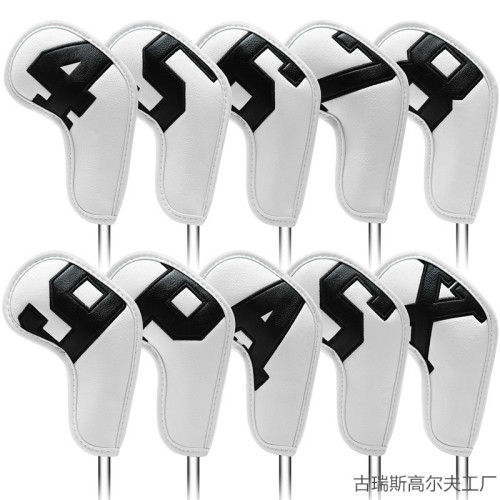 鐵桿套 10個裝 高爾夫球桿套桿頭帽套456789APSXgolf用品 鐵桿套 10個裝 高爾夫球桿套桿頭帽套456789APSXgolf用品