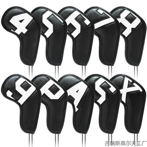 鐵桿套 10個裝 高爾夫球桿套桿頭帽套456789APSXgolf用品 鐵桿套 10個裝 高爾夫球桿套桿頭帽套456789APSXgolf用品