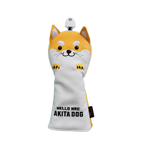 GOLF 柴犬高爾夫球桿套 桿頭套鐵木桿套可愛小狗半圓推桿套保護套 GOLF 柴犬高爾夫球桿套 桿頭套鐵木桿套可愛小狗半圓推桿套保護套