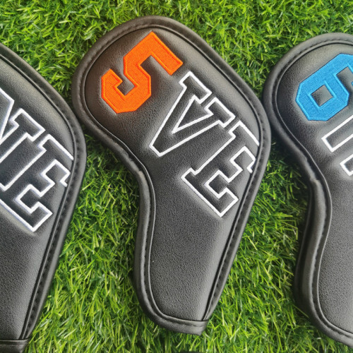 10個裝數字加長款鐵桿套出口品質高爾夫球桿套桿頭套球頭帽套 10個裝數字加長款鐵桿套出口品質高爾夫球桿套桿頭套球頭帽套