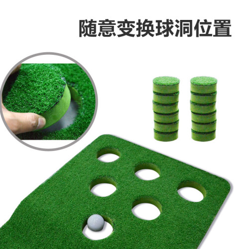 高爾夫12洞推桿果嶺練習器室內戶外親子遊戯仿真絨布高爾夫打擊墊 高爾夫12洞推桿果嶺練習器室內戶外親子遊戯仿真絨布高爾夫打擊墊