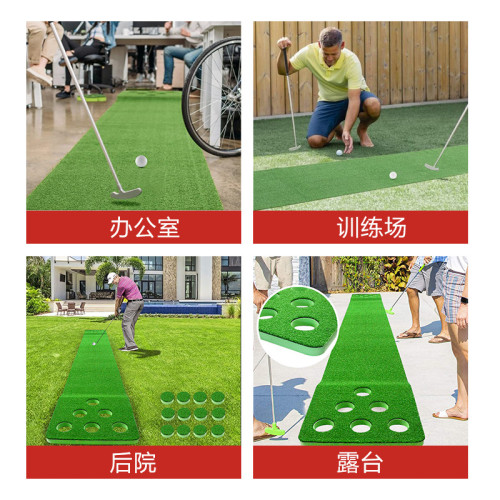 高爾夫12洞推桿果嶺練習器室內戶外親子遊戯仿真絨布高爾夫打擊墊 高爾夫12洞推桿果嶺練習器室內戶外親子遊戯仿真絨布高爾夫打擊墊