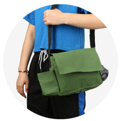 高爾夫球沙袋球童沙袋帆布後背包衣物配件包球童腰挎工具包腰包