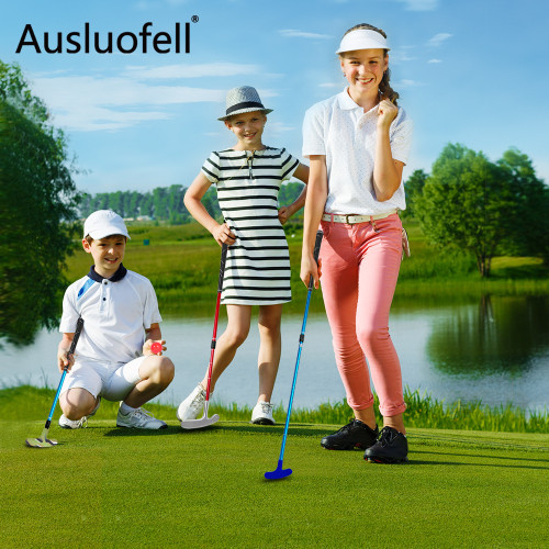 2節伸縮調節高爾夫球桿 成人兒童矽膠雙面練習推桿 2節伸縮調節高爾夫球桿 成人兒童矽膠雙面練習推桿