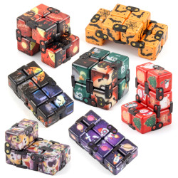 新款 聖誕節減壓魔方玩具 萬聖節新奇特二階魔方禮品玩具