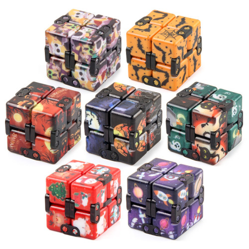 新款 聖誕節減壓魔方玩具 萬聖節新奇特二階魔方禮品玩具