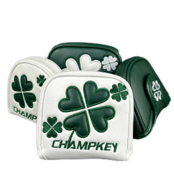 四葉草桿頭套帶字半圓型四方型帽套用品高爾夫配件