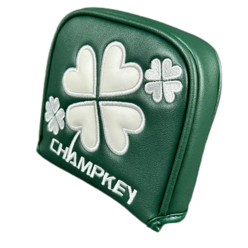 四葉草桿頭套帶字半圓型四方型帽套用品高爾夫配件 四葉草桿頭套帶字半圓型四方型帽套用品高爾夫配件