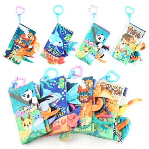 寶寶叢林尾巴布書 帶響紙BB叫撕不爛嬰兒軟書啓矇早教玩具 寶寶叢林尾巴布書 帶響紙BB叫撕不爛嬰兒軟書啓矇早教玩具