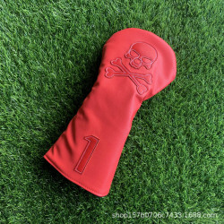 骷髏高爾夫球桿頭套 1號木球道木小雞腿桿套 golf球頭保護套