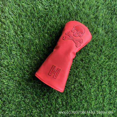 骷髏高爾夫球桿頭套 1號木球道木小雞腿桿套 golf球頭保護套 骷髏高爾夫球桿頭套 1號木球道木小雞腿桿套 golf球頭保護套