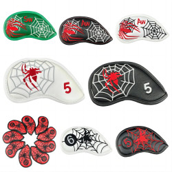 蜘蛛刺綉高爾夫鐵桿套  保護套防水耐磨高爾夫用品