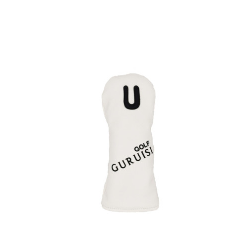 白色簡約男女士通用款高爾夫球桿套 桿頭套木桿套球頭帽套 保護套 白色簡約男女士通用款高爾夫球桿套 桿頭套木桿套球頭帽套 保護套