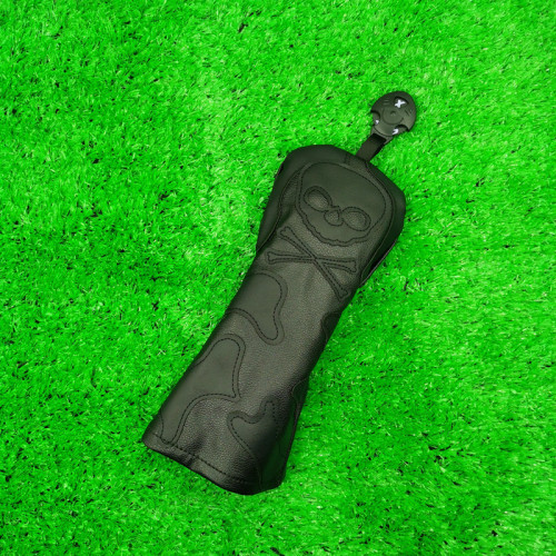 骷髏高爾夫球桿頭套 1號木球道木小雞腿桿套 golf球頭保護套 骷髏高爾夫球桿頭套 1號木球道木小雞腿桿套 golf球頭保護套