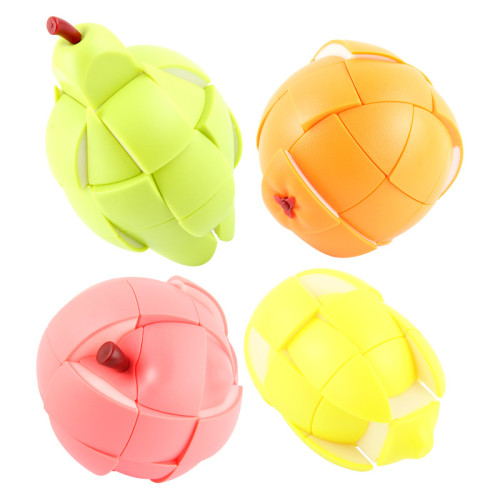 兒童新款水果魔方套裝系列 桃子梨檸檬水果扭轉方塊新奇特玩具 兒童新款水果魔方套裝系列 桃子梨檸檬水果扭轉方塊新奇特玩具